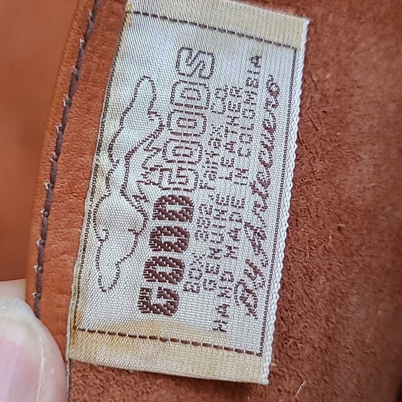 Vintage Good Goods Tri-Fold Leather Portfolio with Belt Closure Men Women Unisex - Picture 7 of 13